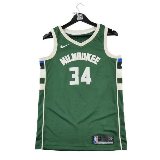 Seconda Mano - Maglia verde Milwaukee Bucks NBA Uomo - Stato eccellente
