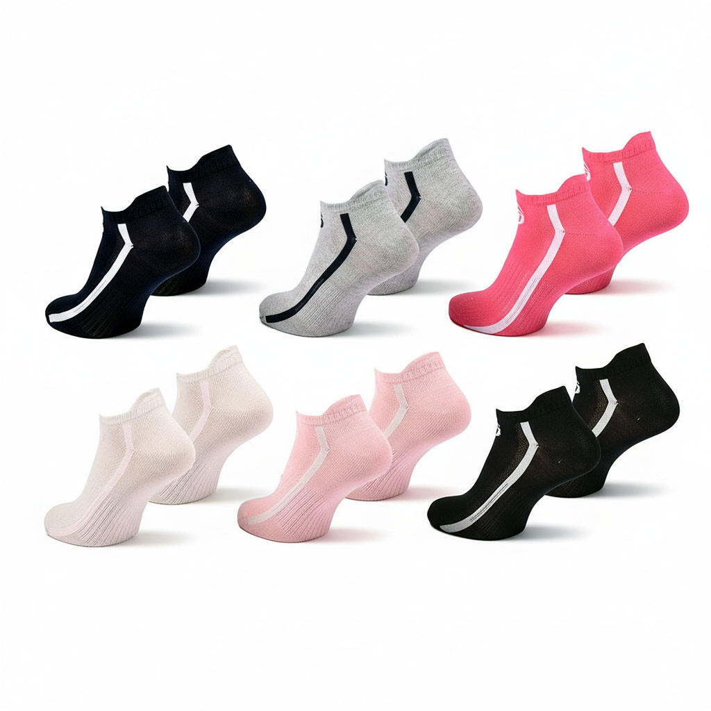 Sergio Tacchini Pack Chaussettes courtes Femme Sneaker  Lot de 6 3/7