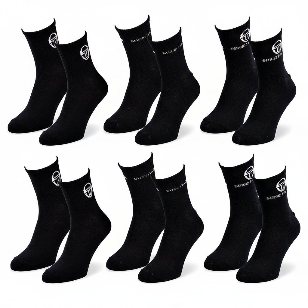 Sergio Tacchini Pack Chaussettes Courte Femme Quarter   Lot de 6 3/7