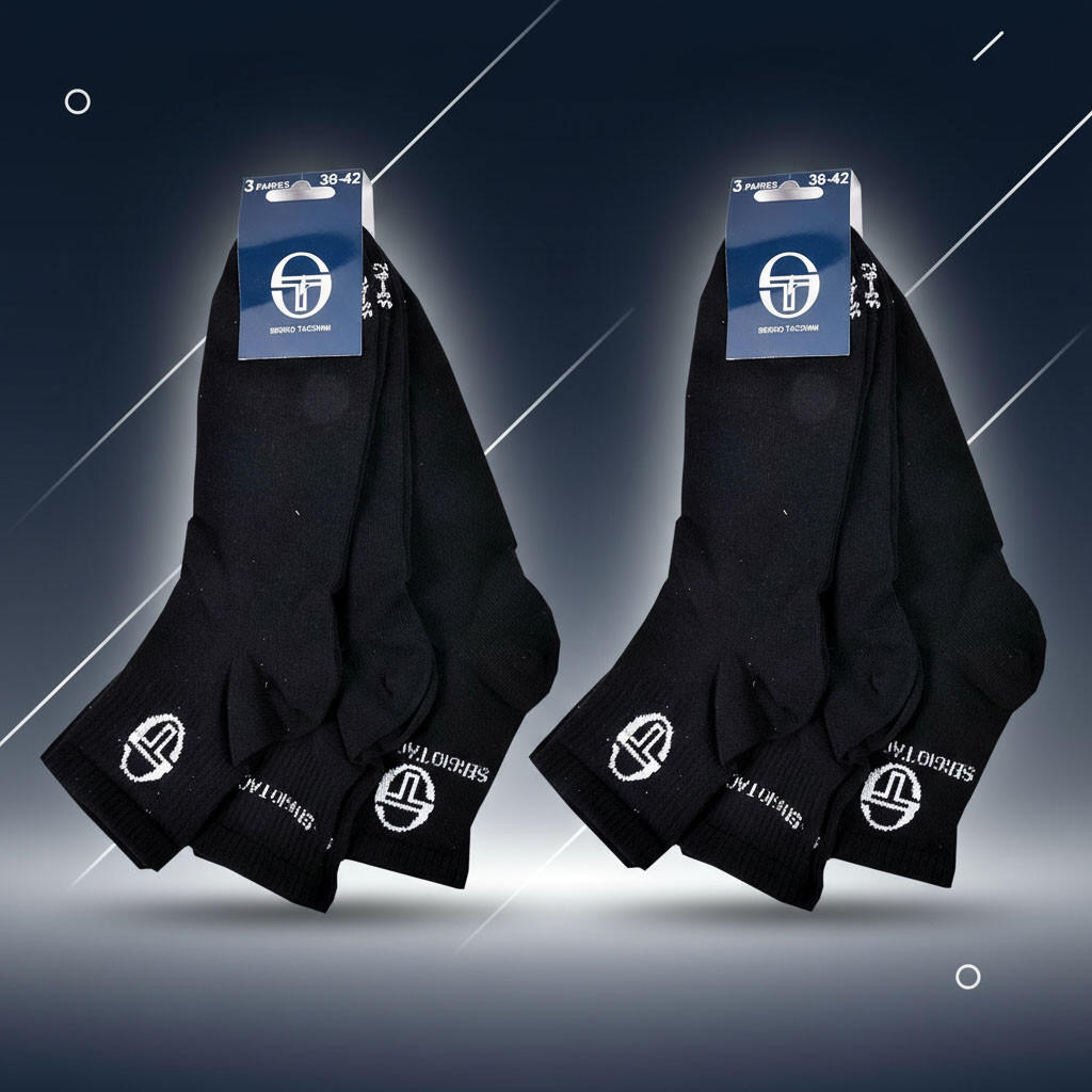 Sergio Tacchini Pack Chaussettes Courte Femme Quarter   Lot de 6 5/7