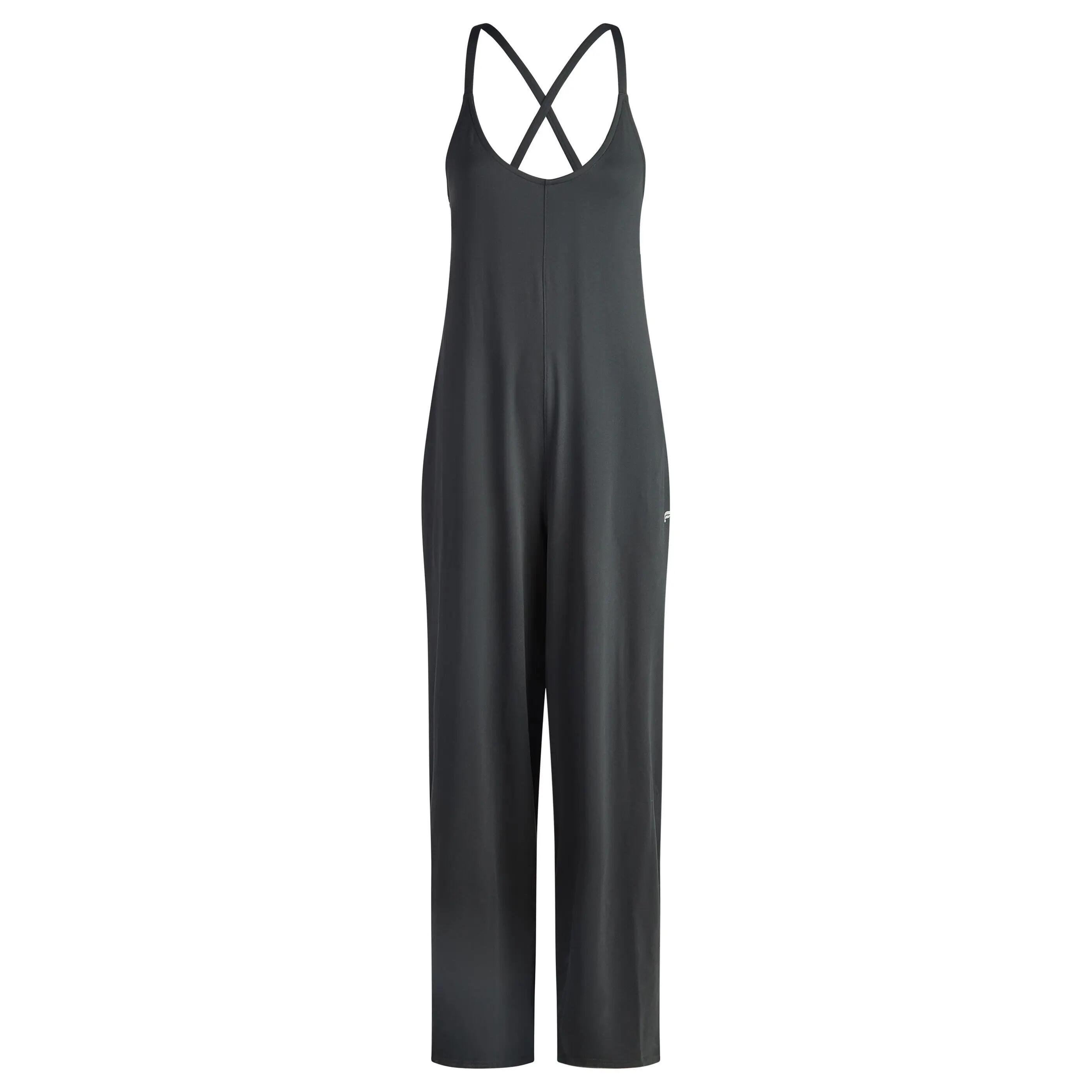 Dames Jumpsuit Cloud Jersey Wide Leg Onesie Met Wijde Pijpen 2/4