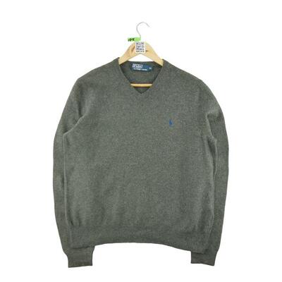 Seconda Mano - Maglione in lana grigio da donna - Stato molto buono