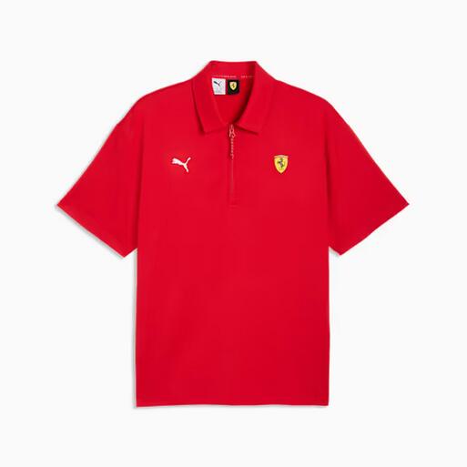 PUMA Polo Scuderia Ferrari Cloudspun da uomo 634247 02 RED