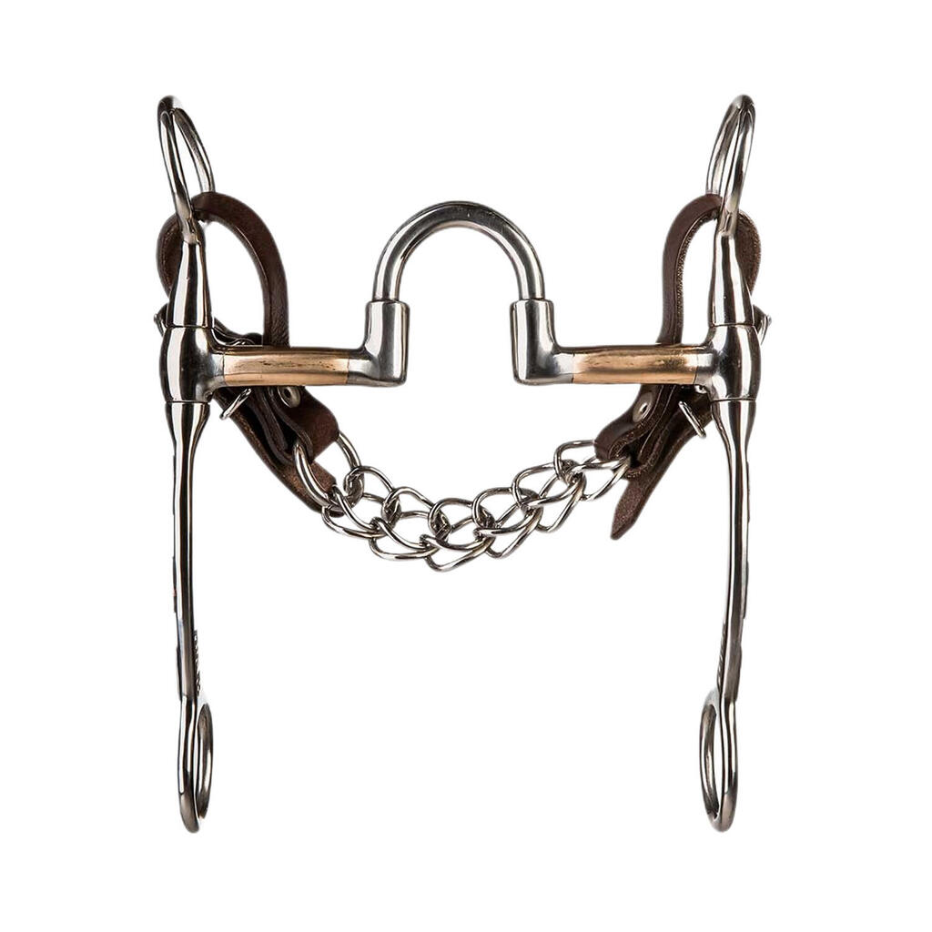 Correctional bf bit with copper bars and decorated medium shanks 11mm
