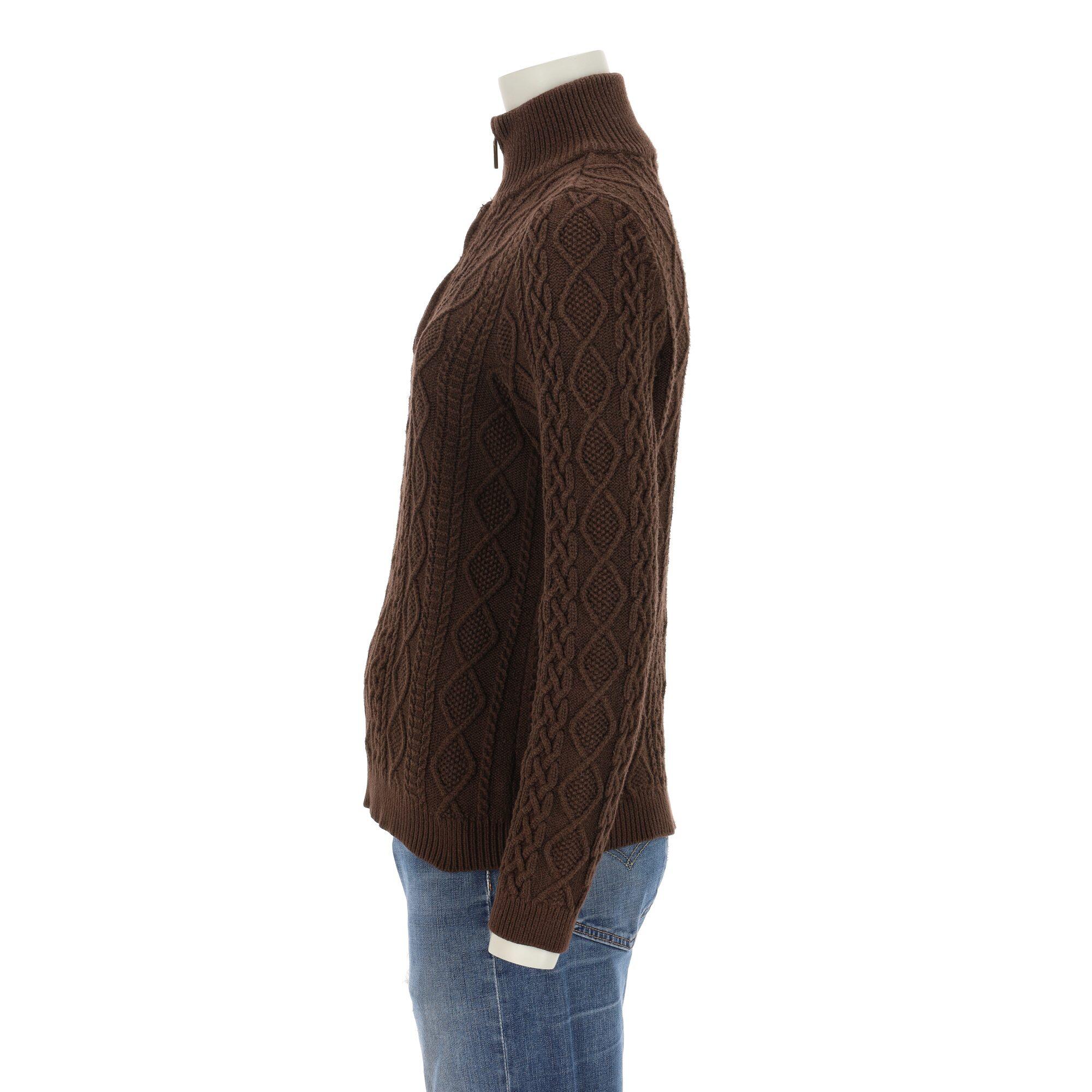 Reconditionné - Pull Femme Marron - Très Bon État 3/7