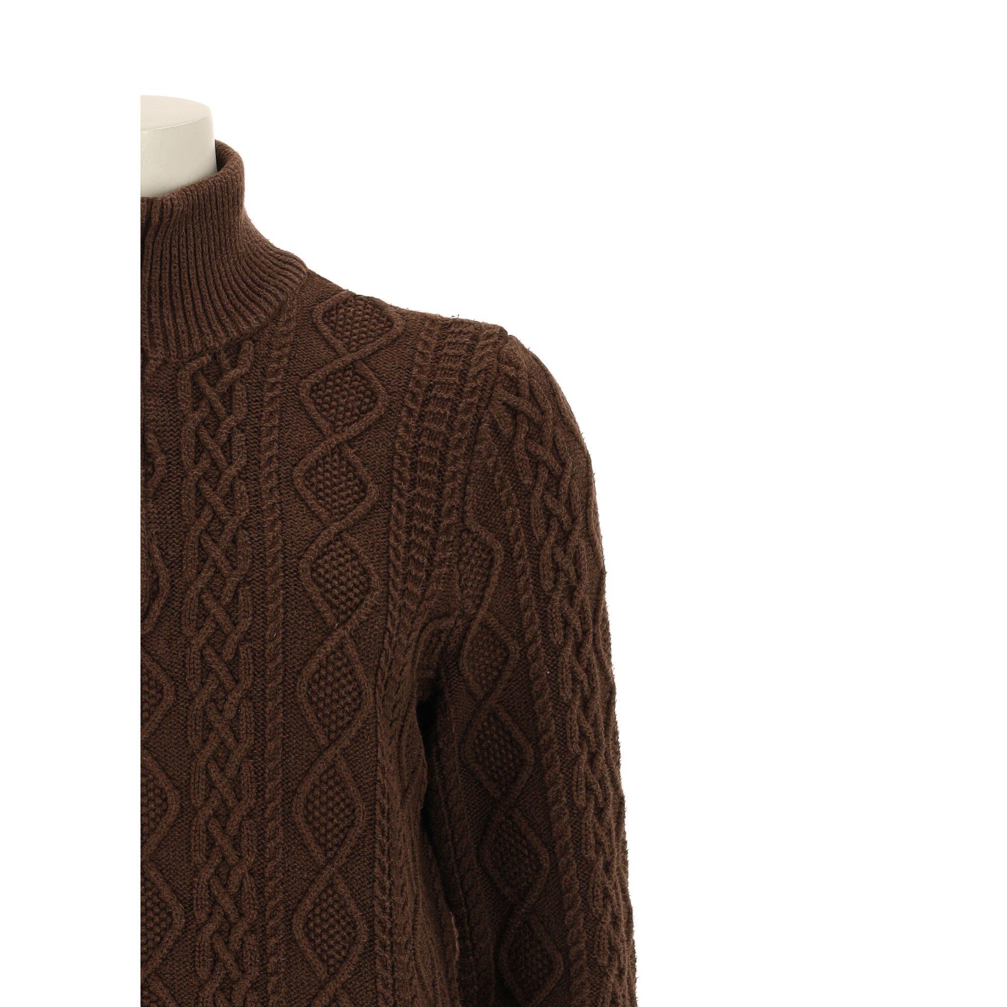 Reconditionné - Pull Femme Marron - Très Bon État 6/7