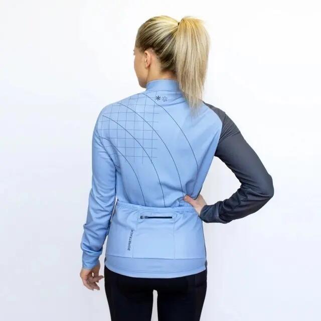 Camiseta de ciclismo manga larga Bombtrack Grids And Guides 4/5