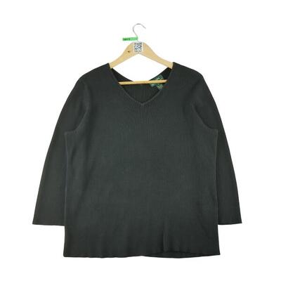 Seconda Mano - Maglione nero da donna - Stato molto buono