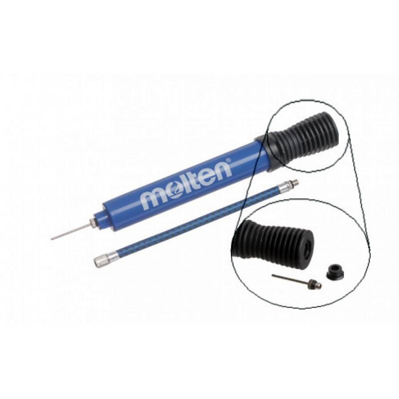 Set 12 mingi volei Molten V5M2200 + pompa Molten DHP21 + plasa transport BN10