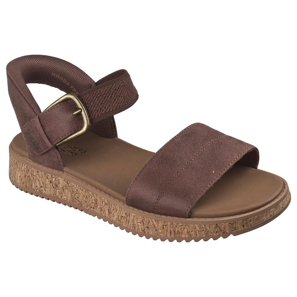 SANDALE FEMME Skechers Slip-ins  Bobs Sun Vibe Be Corky MARRON 2/7
