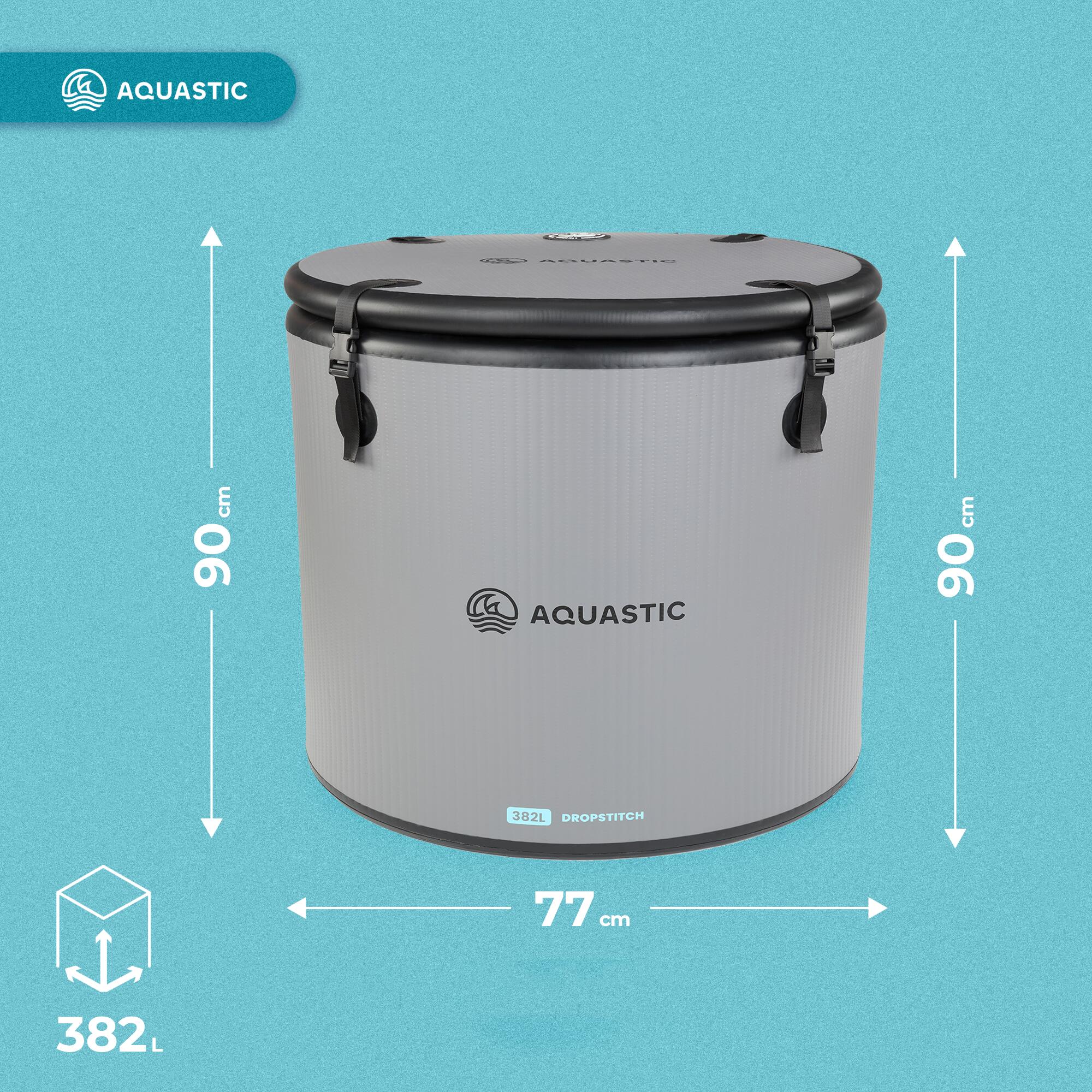 Basen do morsowania AQUASTIC BrrFree 382 l dropstitch 2/7