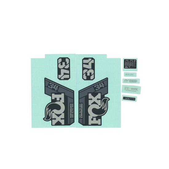 Zestaw naklejek na widelce rowerowe Fox Factory 2025 34 P-SE