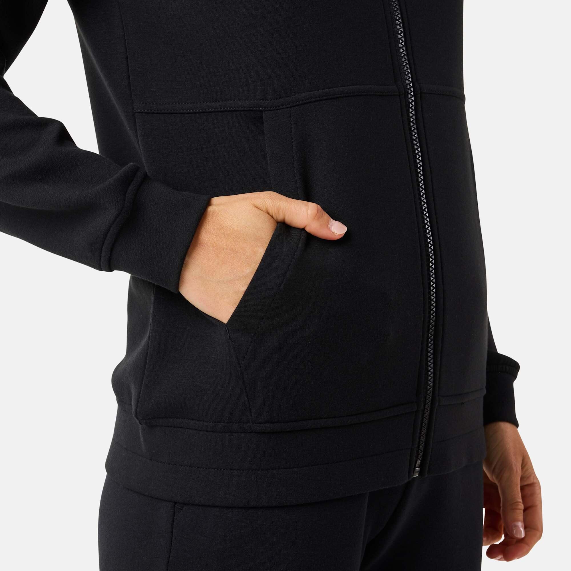 Damen Trainingssweater atmungsaktiv Move Soft Full Zip Hood 6/7