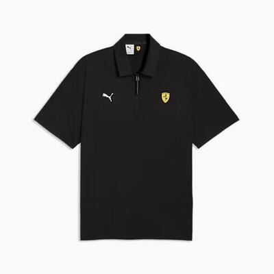PUMA Polo Scuderia Ferrari Cloudspun da uomo 634247 01 BLACK