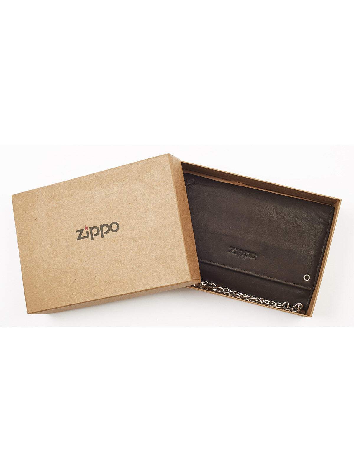 ZIPPO Kleintaschen Brieftasche mocca 4/4