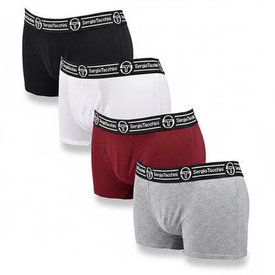Sergio tacchini boxershortpakket voor heren set van 4