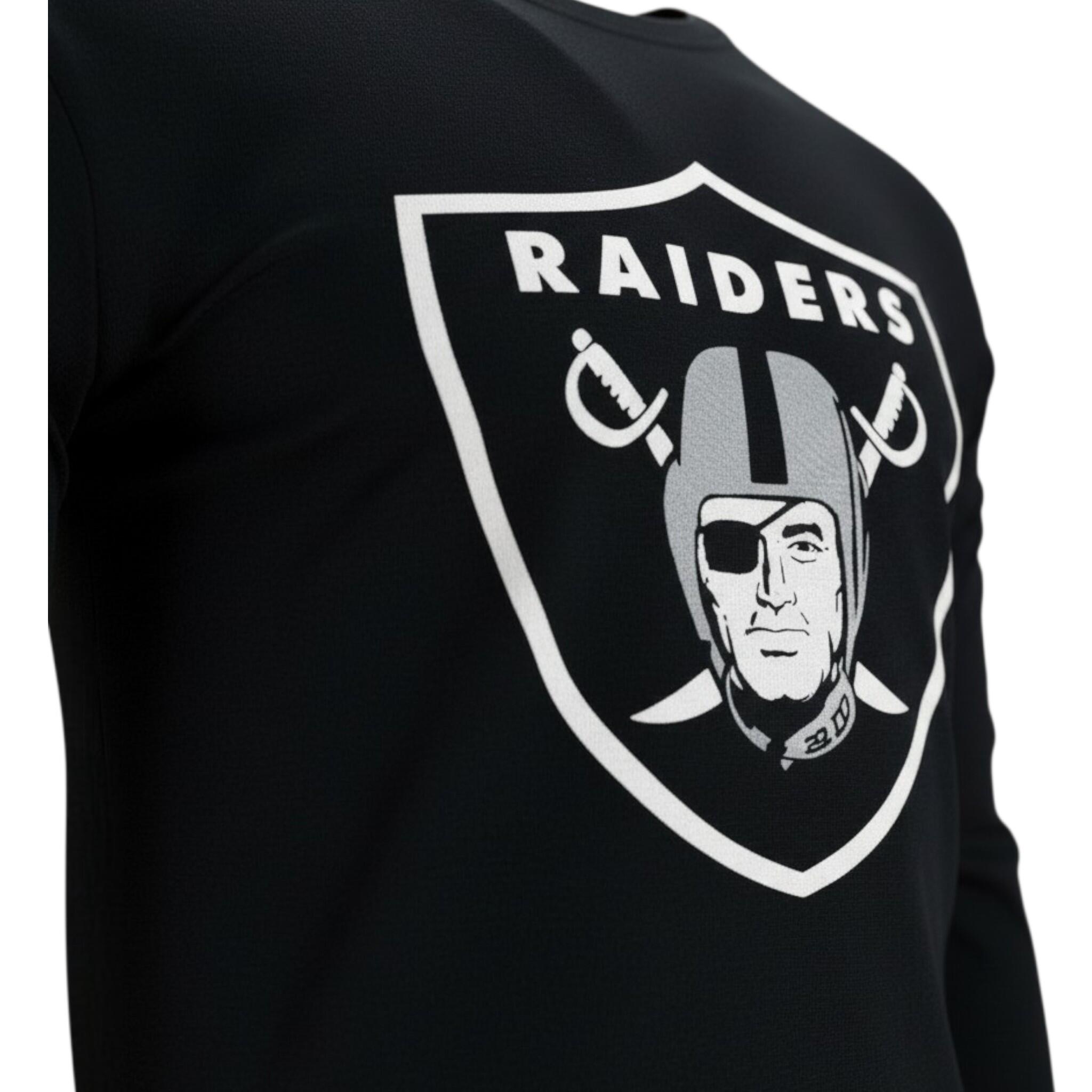 Shirt Las Vegas Oakland Raiders Longsleeve in Schwarz 3/5