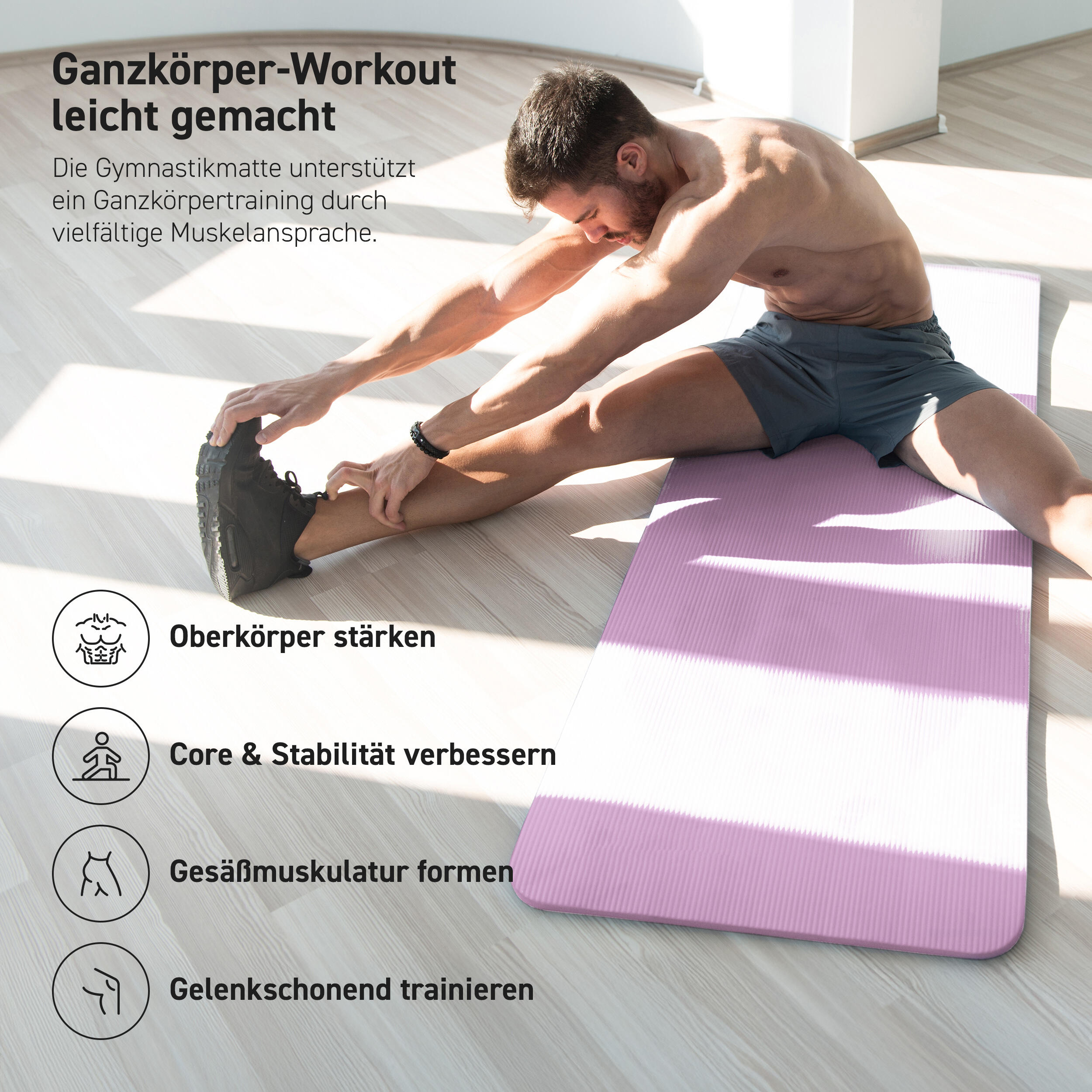 MSPORTS Premium gymnastiekmat 6/7