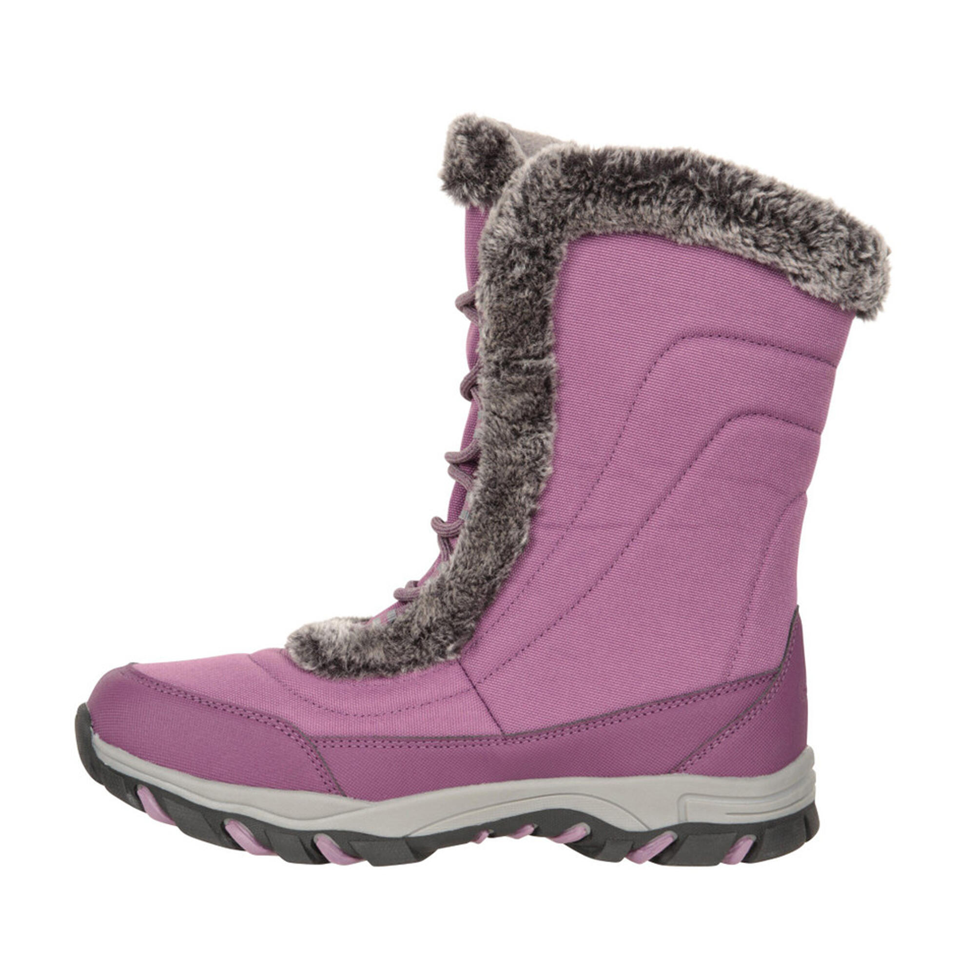Schneestiefel "Ohio" Damen Dunkel-Lila 3/4