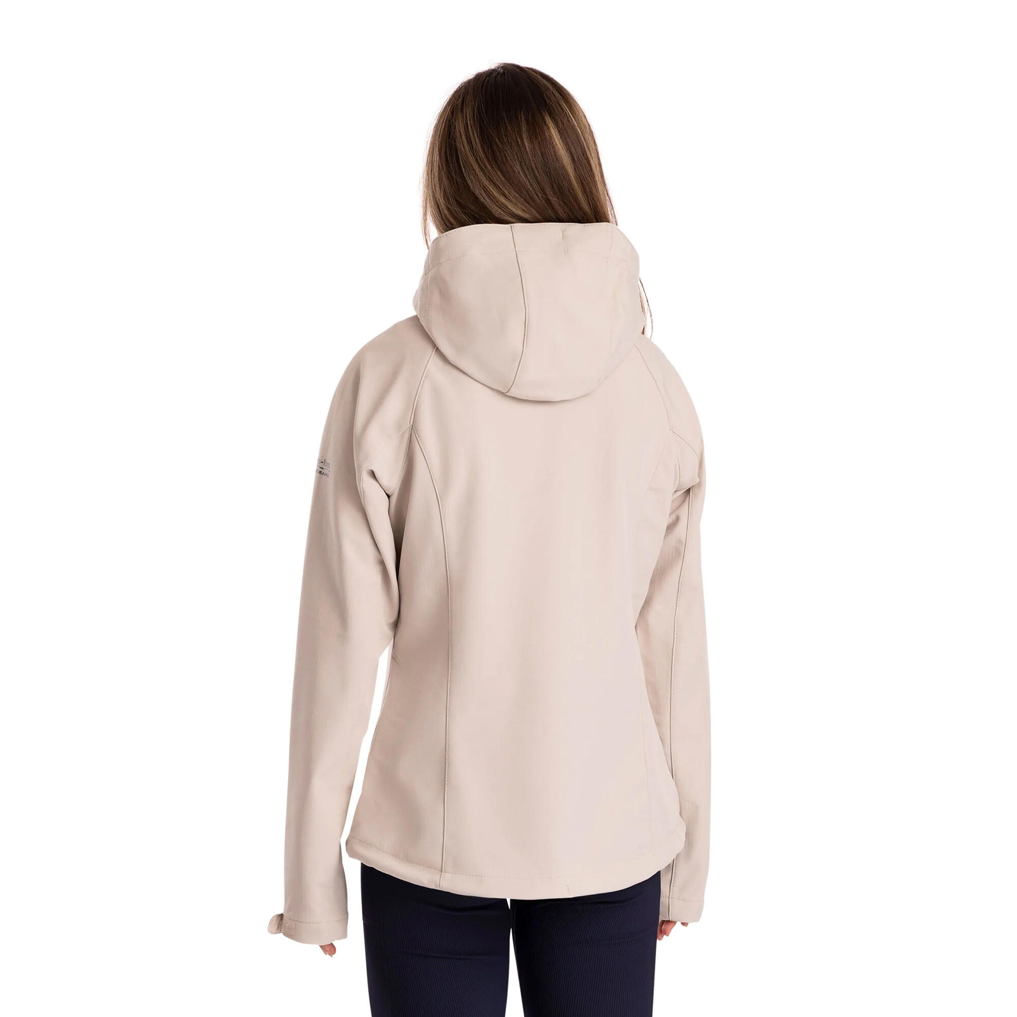 Womens/Ladies Bela II Waterproof Soft Shell Jacket (Soft Stone) 3/5