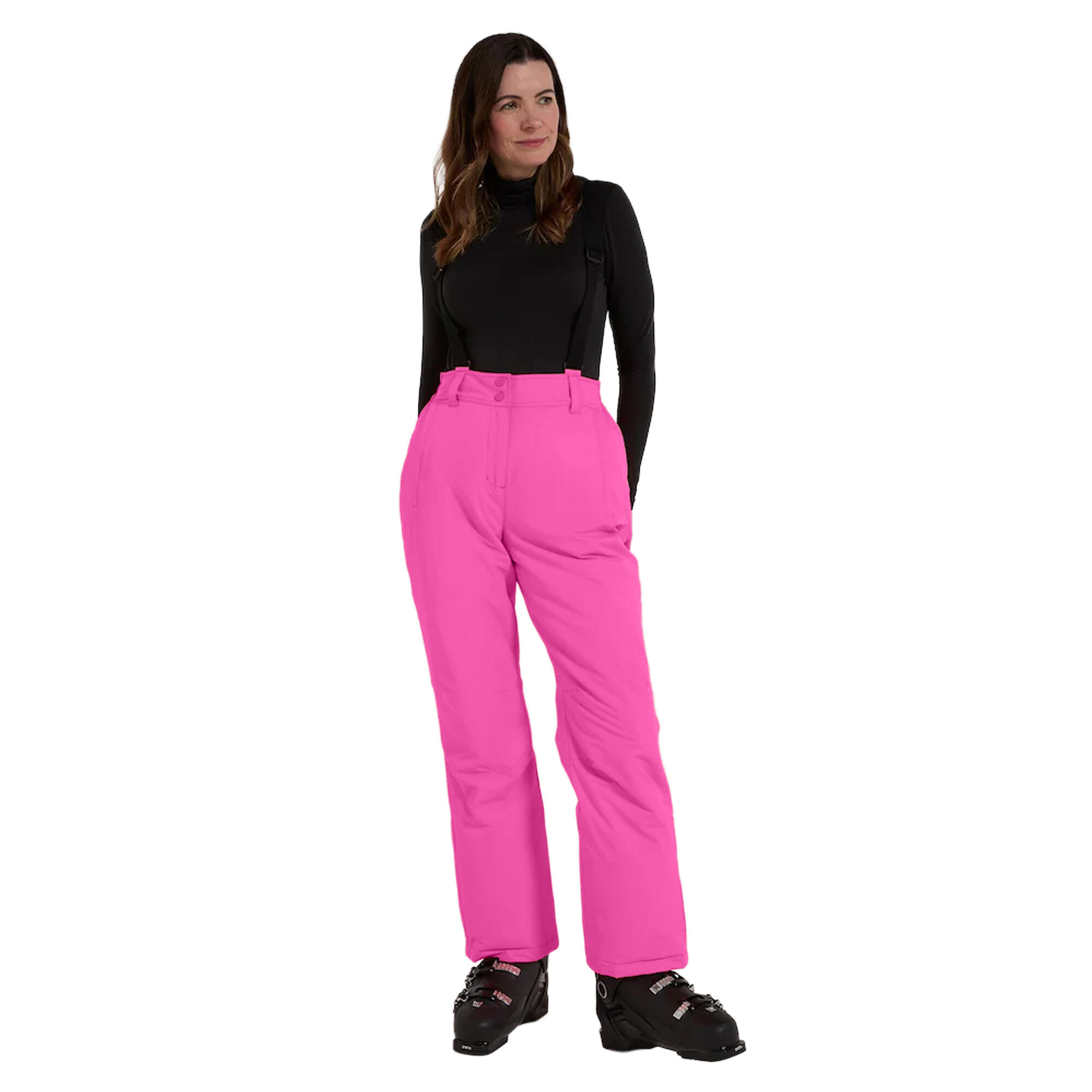 Womens/Ladies Moon II Ski Trousers (Pink) 4/4