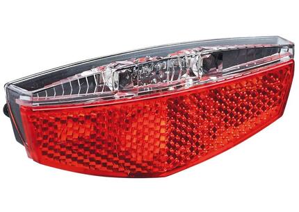 Büchel Tivoli Stoptech Dynamo LED-Gepäckträger-Rücklicht mit Z-Reflektor StVZ...