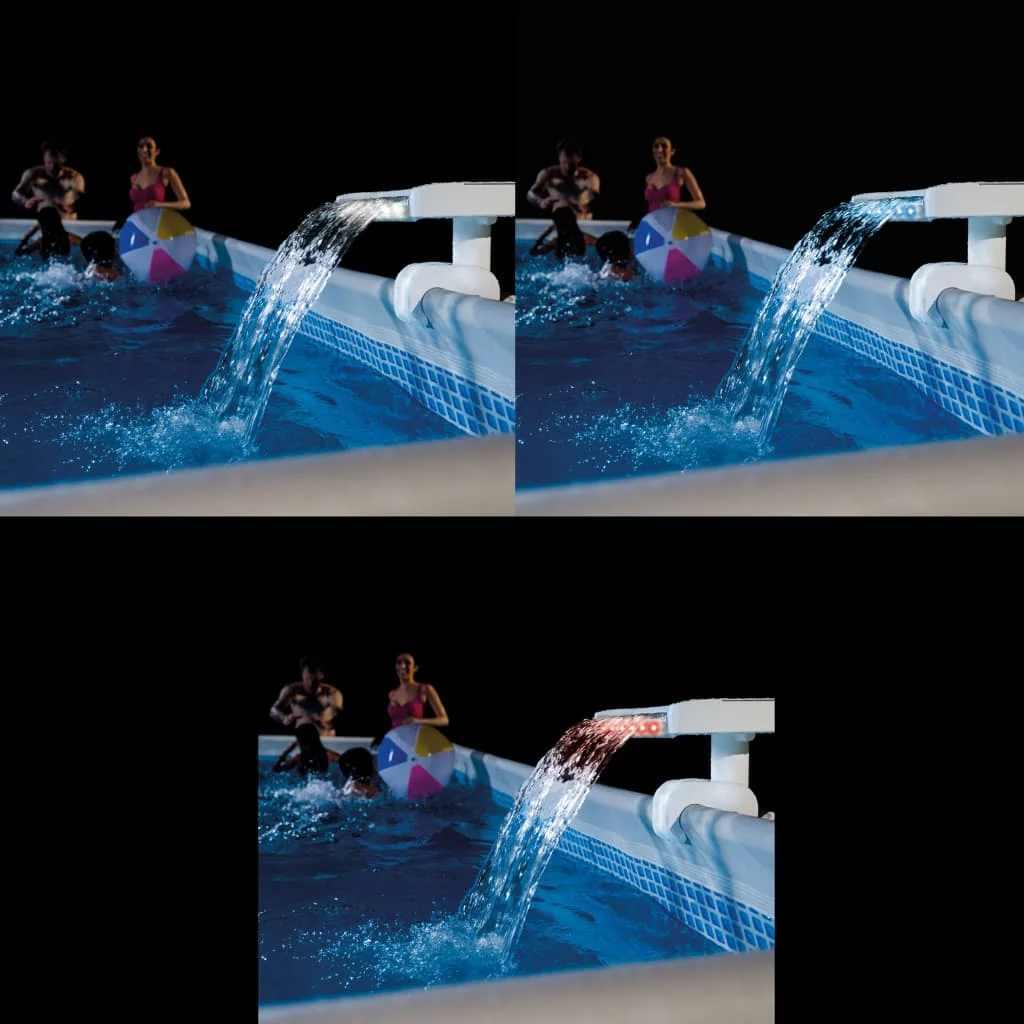 Intex Cascata LED para piscina multicor 28090 6/7