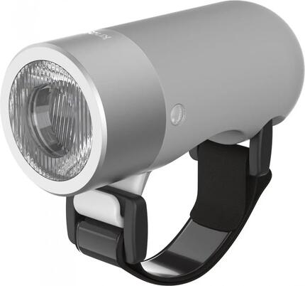 Knog Plug lampe de vélo StVZO LED blanche, boîtier gris (140 lumens)