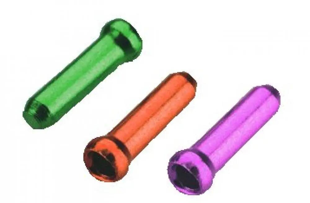 Jagwire Zugendhülsen 1,8 mm 3-Farben-Mix - Endhülsen für Schalt- und Bremsinn... 2/3