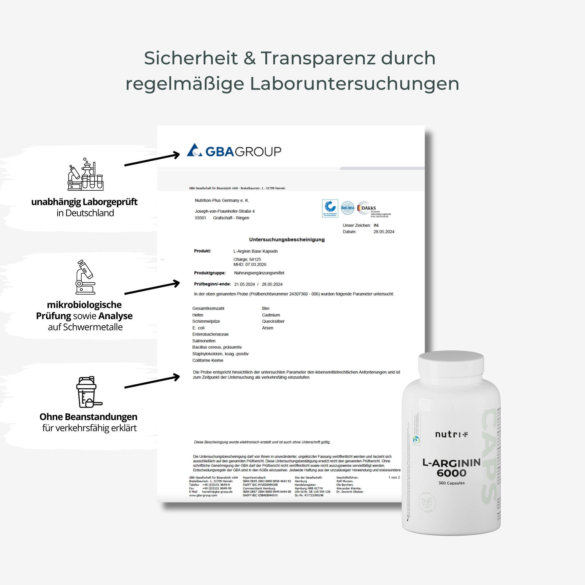 L-Arginin 6000 - 360 Kapseln 6/6