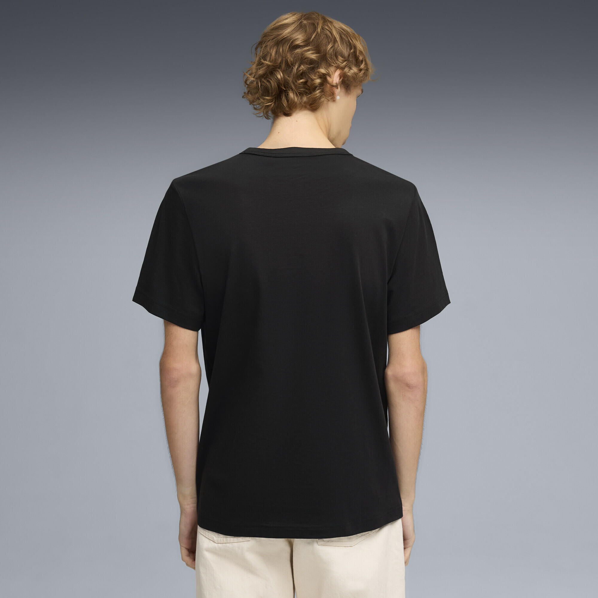 T-shirt homem gola redonda logo Essenciais Elevated PUMA 3/5