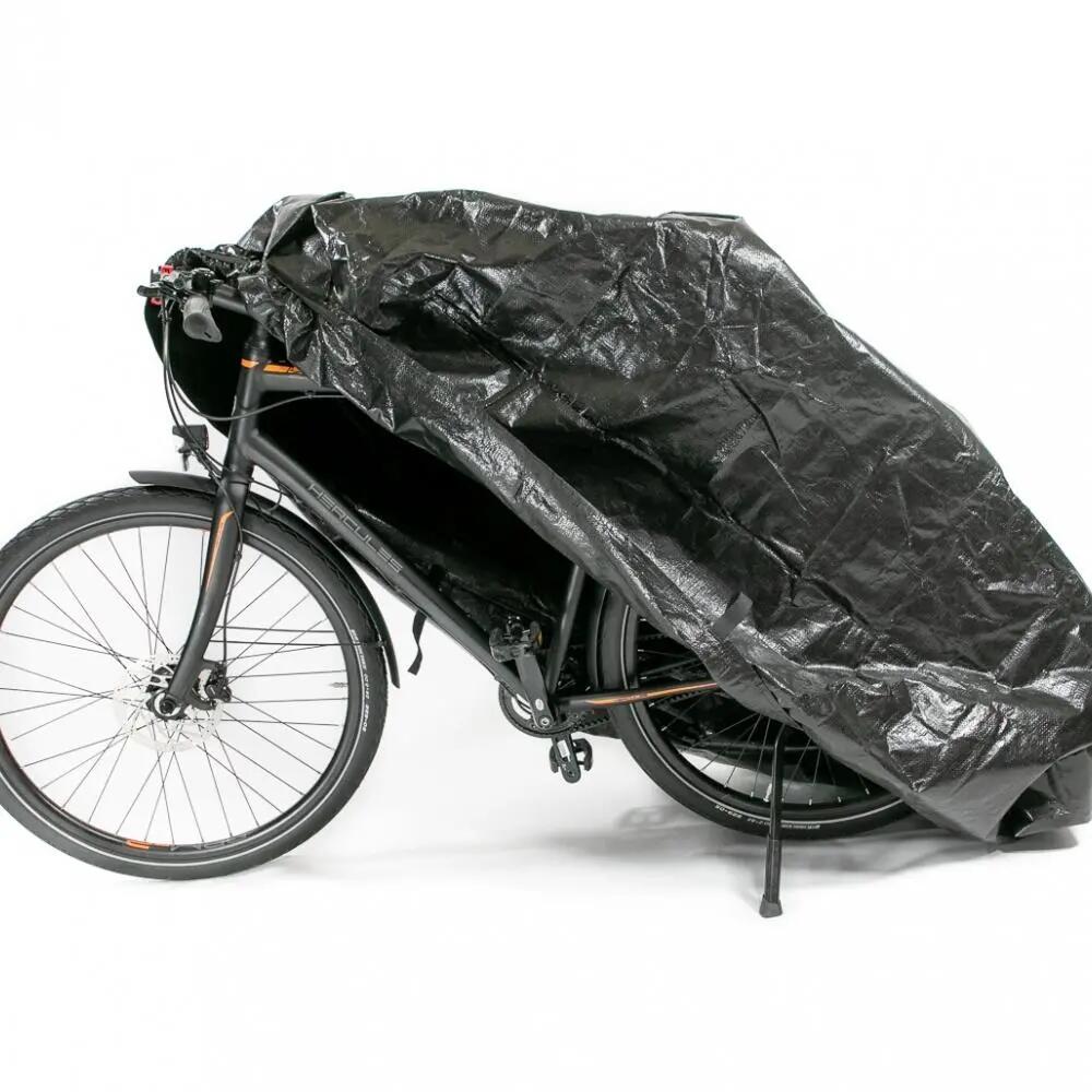 Haberland Fietsgarage FG0034 - duurzame zwarte hoes van tarpaulin... 3/3
