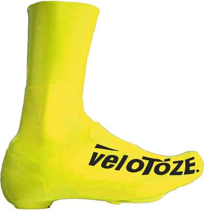 VeloToze Road 2.0 Überschuhe Lang Gelb S (37-40) Wasserdicht, winddicht, aero...