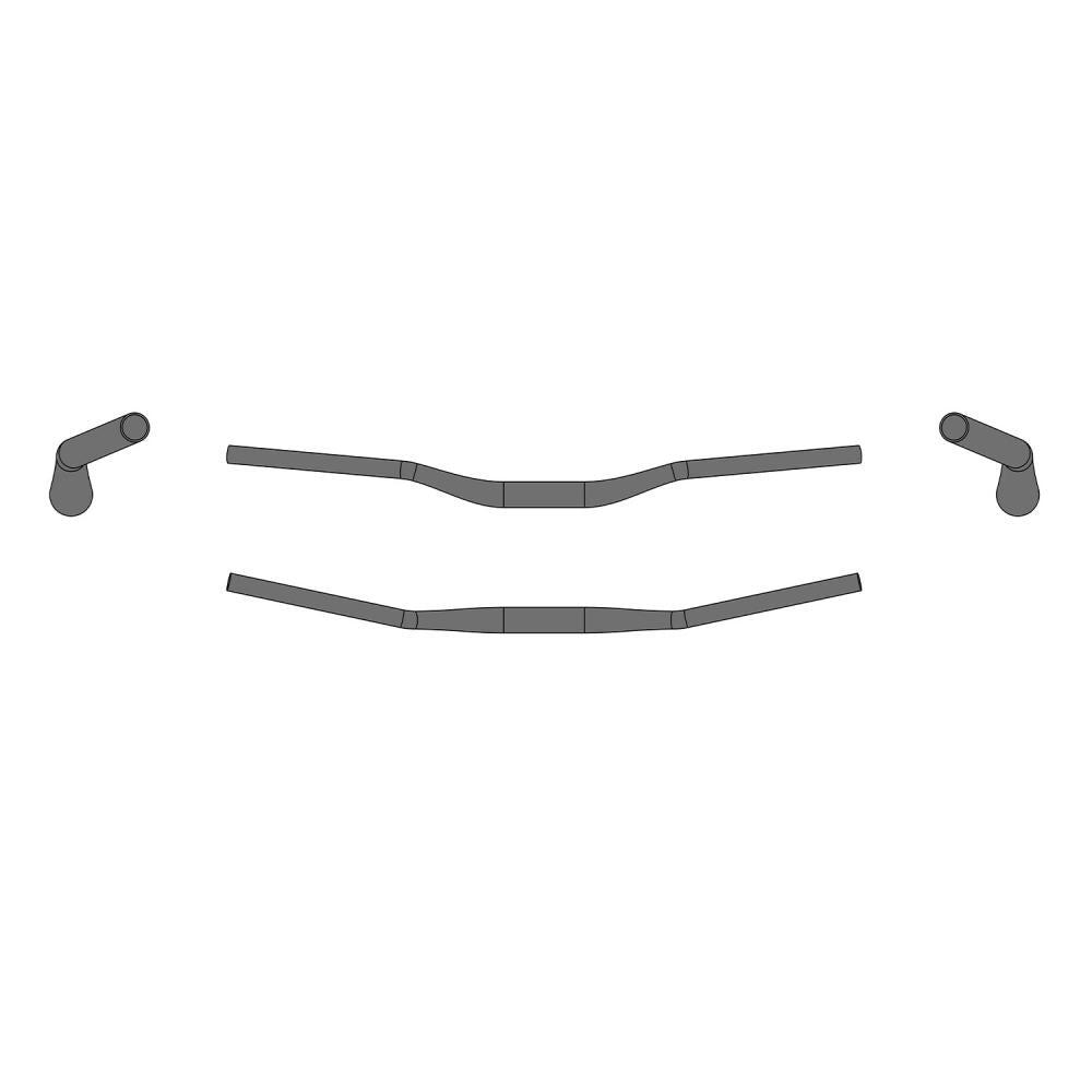 Guidon Ergotec VTT Riser 31,8 mm x 780 mm - Noir 3/3
