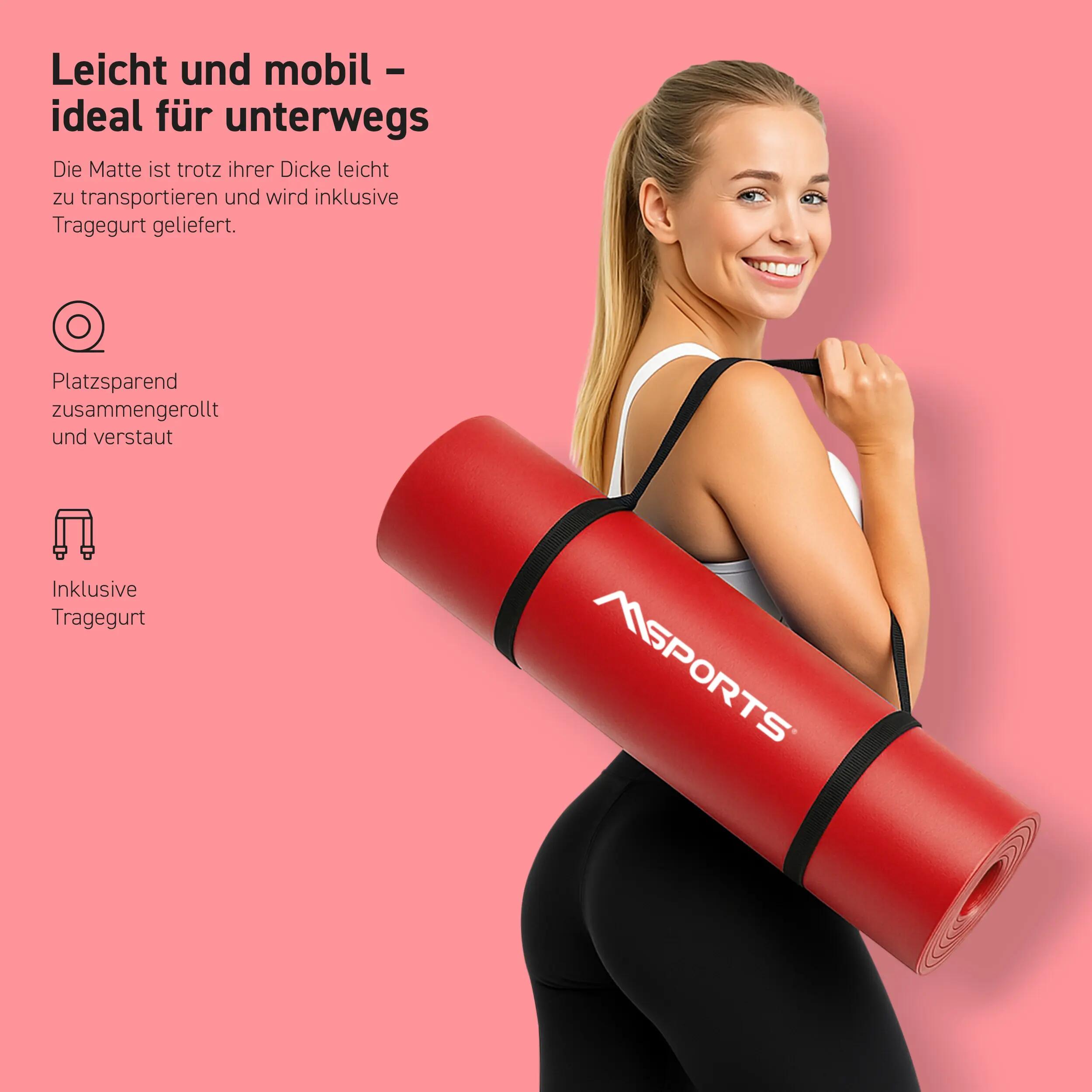 MSPORTS Tappetino da ginnastica Premium 3/7