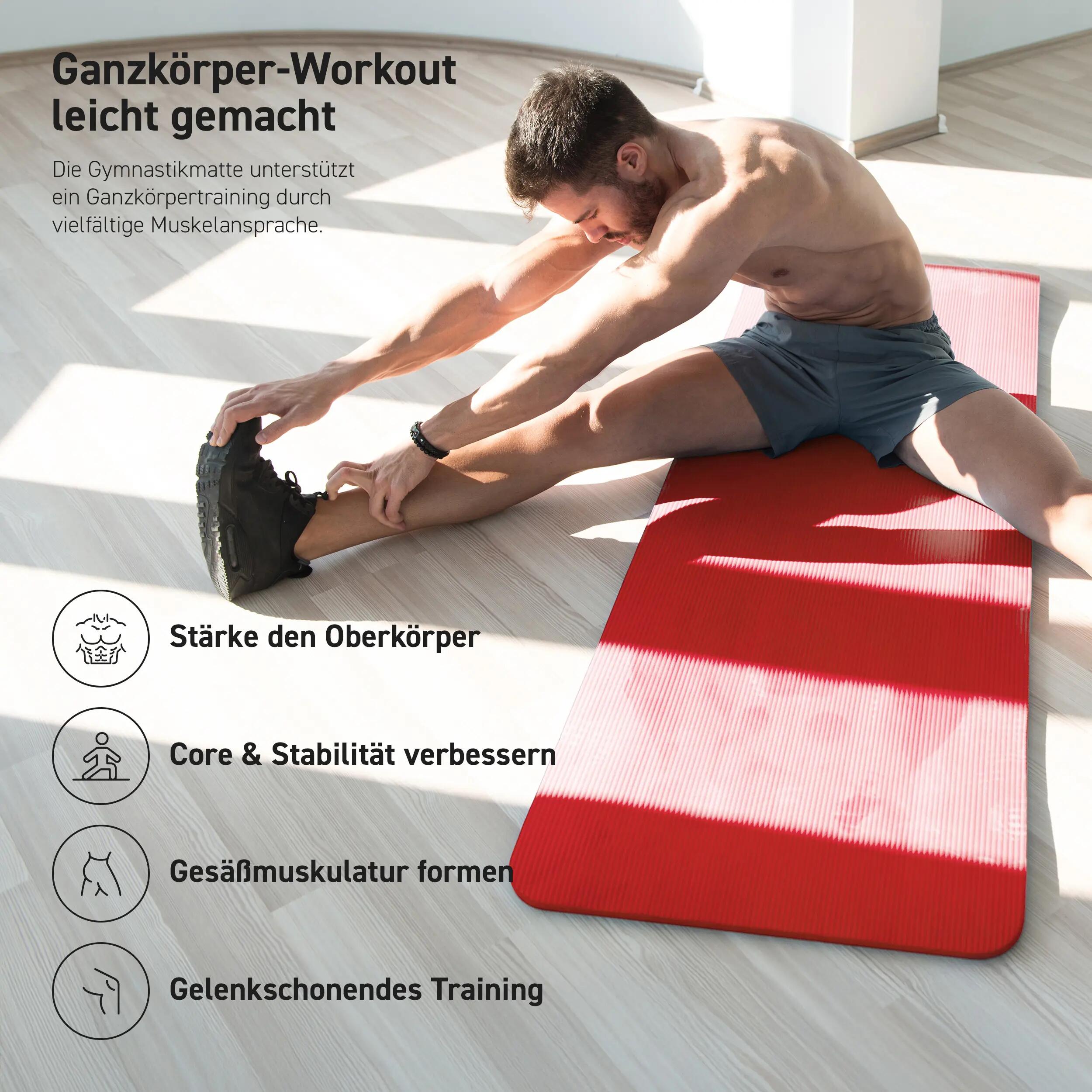 MSPORTS Tappetino da ginnastica Premium 6/7