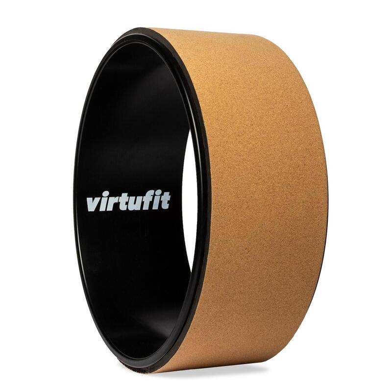 VirtuFit Premium Kurk Yoga Wiel - 33 cm