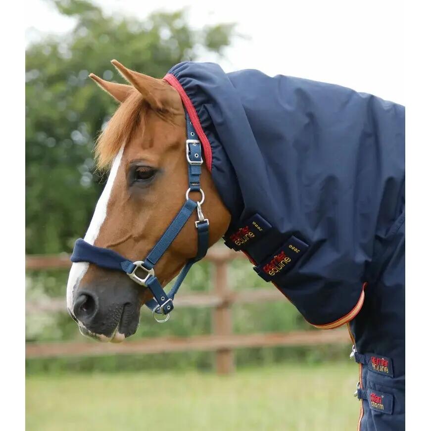 Coperta da esterno per cavalli con copricollo Premier Equine Titan Storm 450 g 2/5