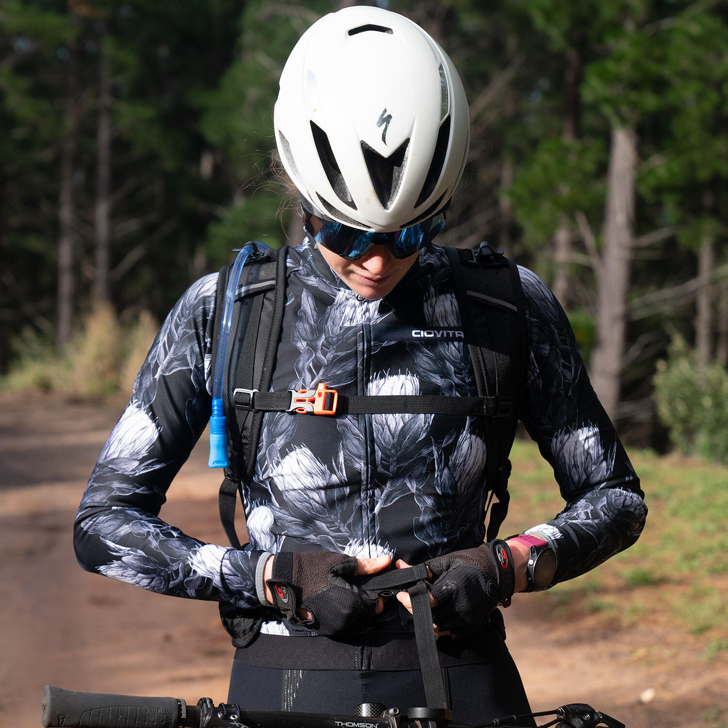 Plecak rowerowy Naturehike z oddzielną kieszenią na hydrovac 20 l 6/7