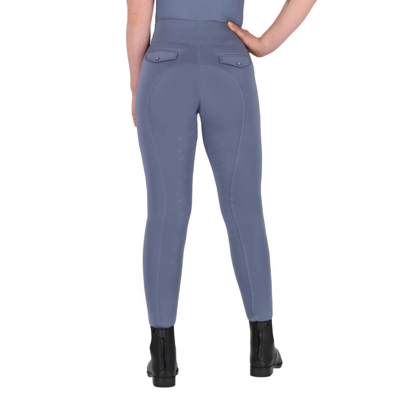 Leggings da equitazione a medio grip QHP Aubree 2/7