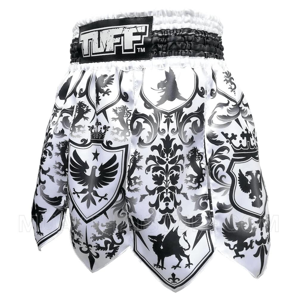 Spodenki treningowe TUFF Gladiator Black & White Classic Victorian Pattern 4/7