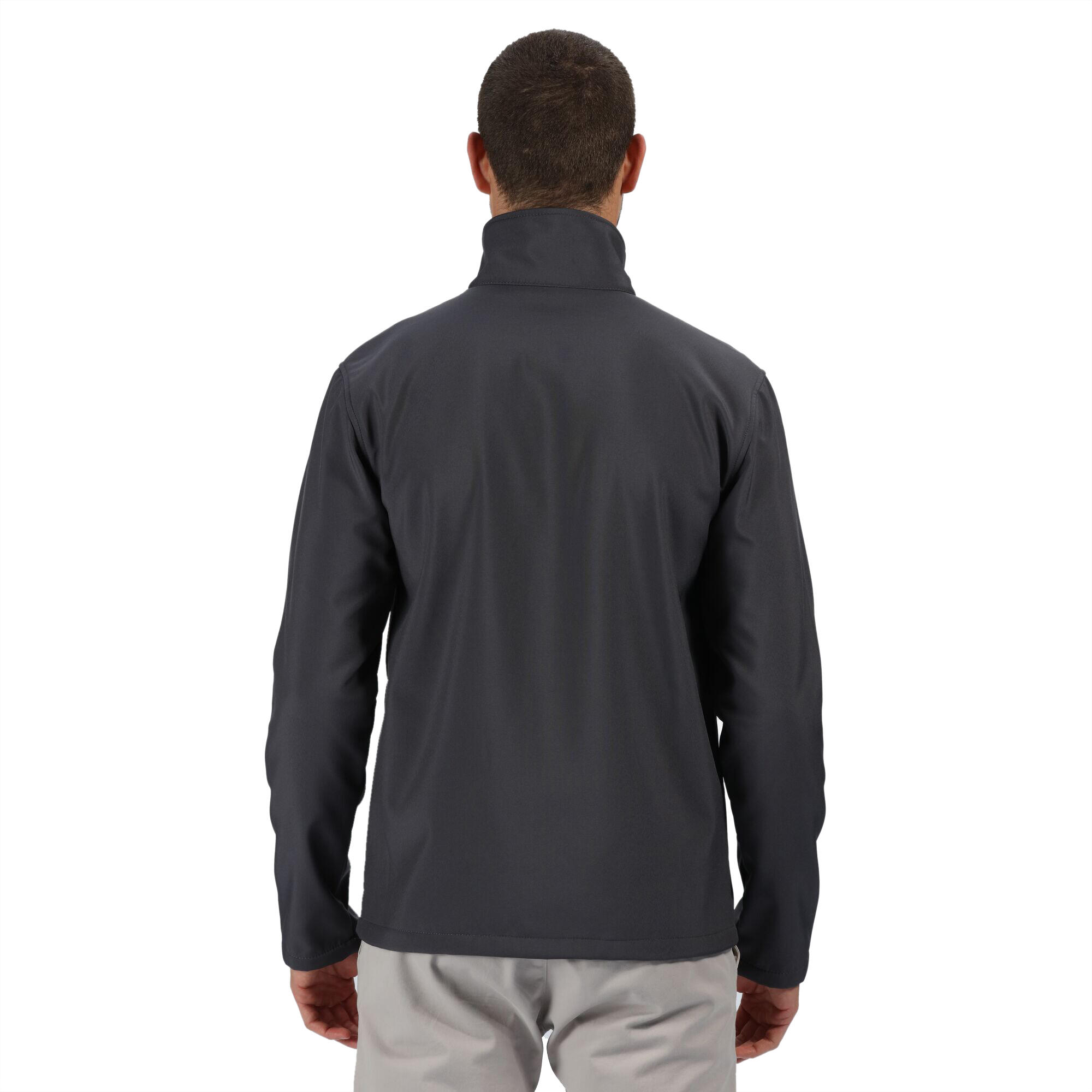 Regatta Professional Mens Honestly Made Soft Shell Jacket (Seal Grey) 4/5