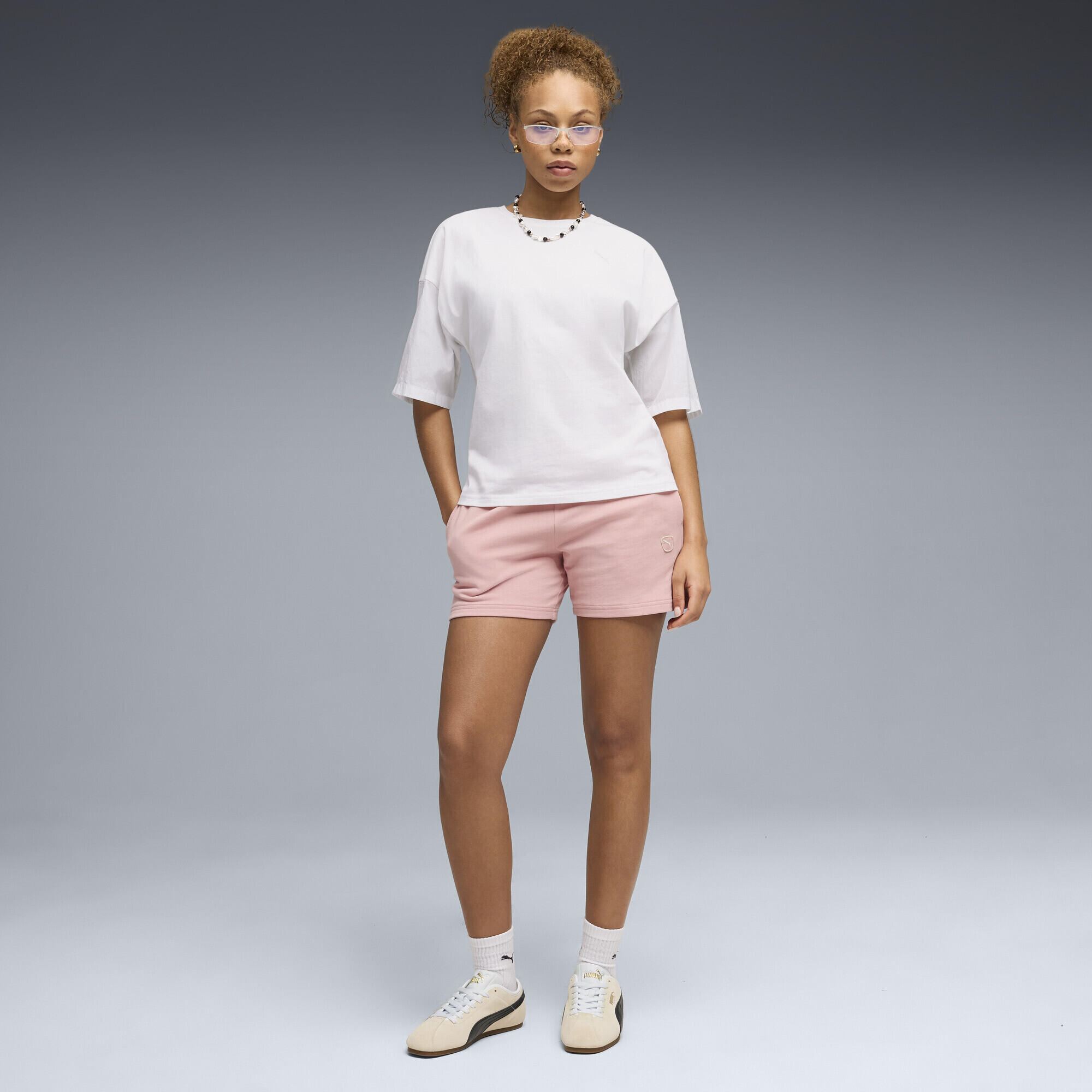 Shorts Essentials Elevated 5" de talle medio Mujer PUMA 4/5