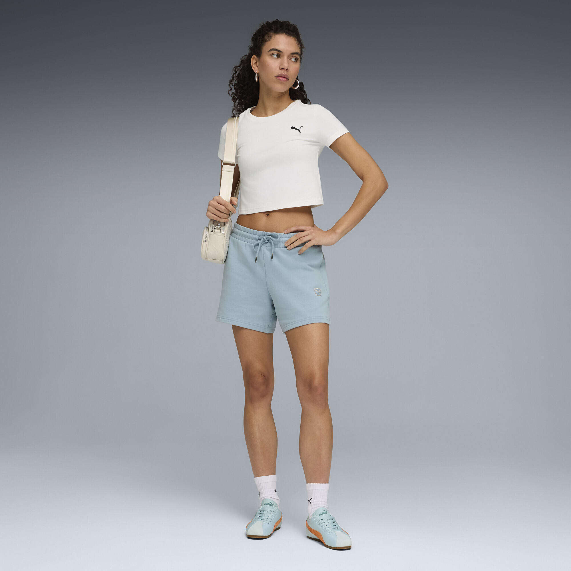 Calções mulher bolsos Essentials Elevated Mid-Rise PUMA 4/5