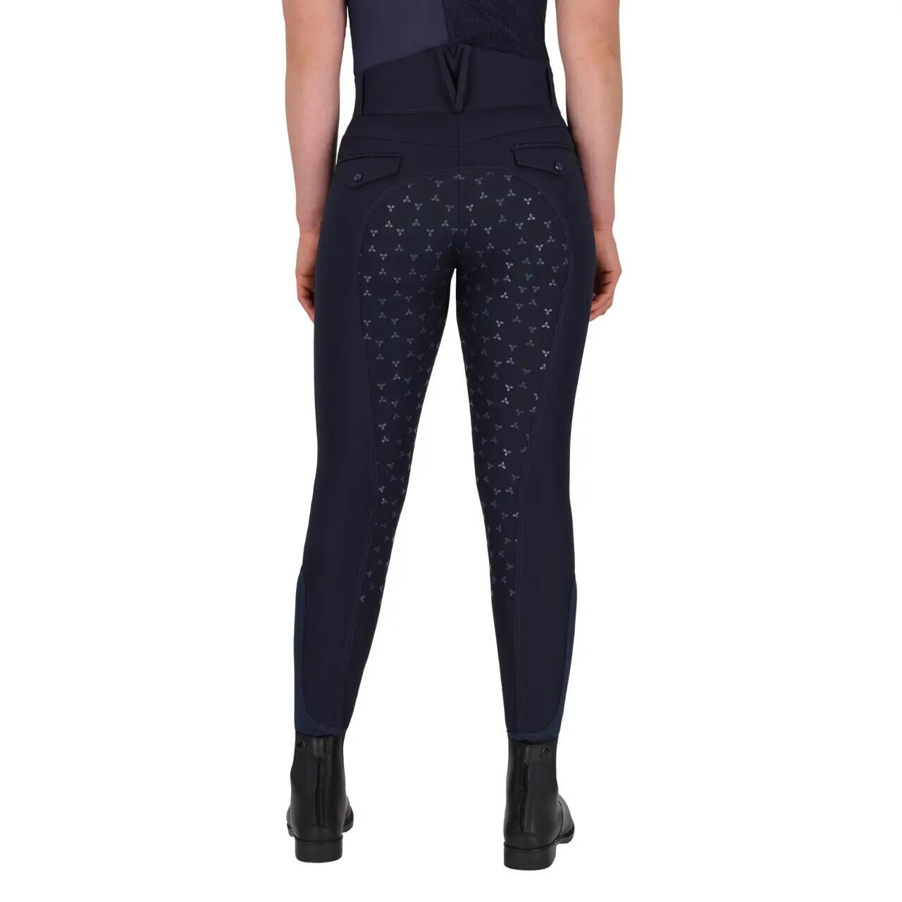 Reithose full grip Damen QHP Aubree 2/5