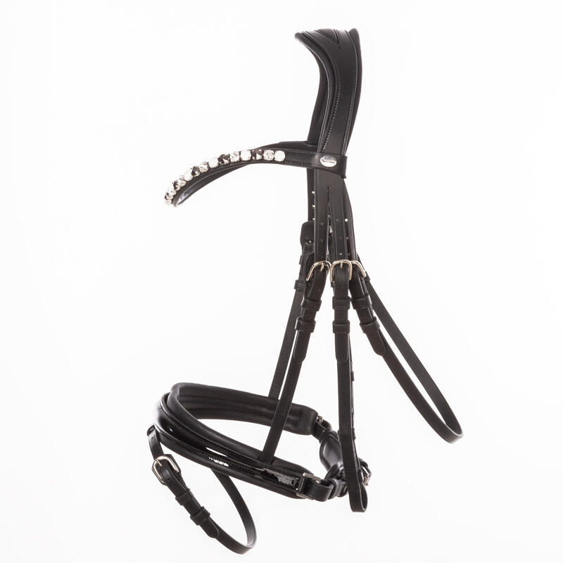 Horse riding bridles with flash Kavalkade Zor Crank Nb