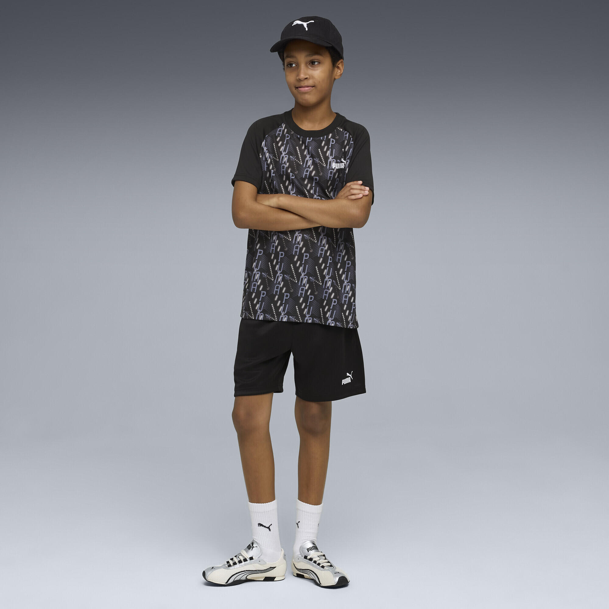 Completo T-shirt e shorts TRAIN ALL DAY Essentials per ragazzi PUMA 2/5