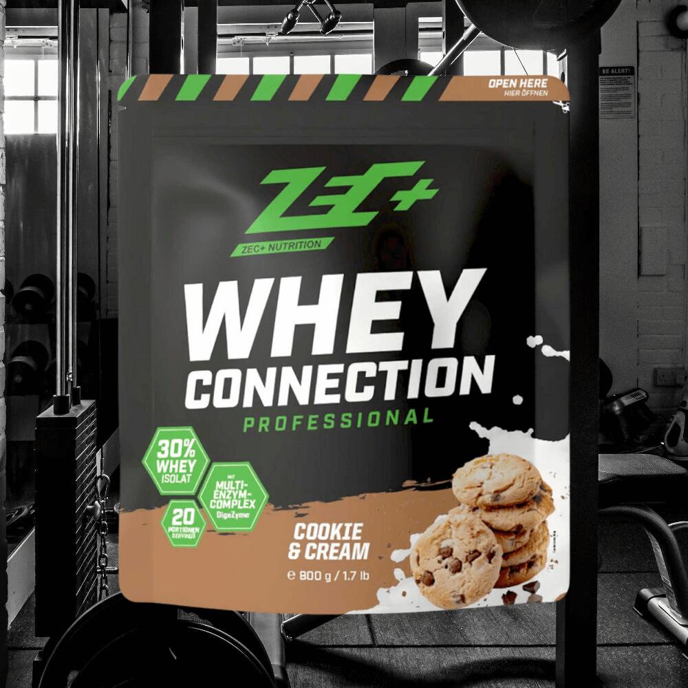 Zec+ Whey Connection Professional (800g) Cookie & Cream - Protéines 2/3