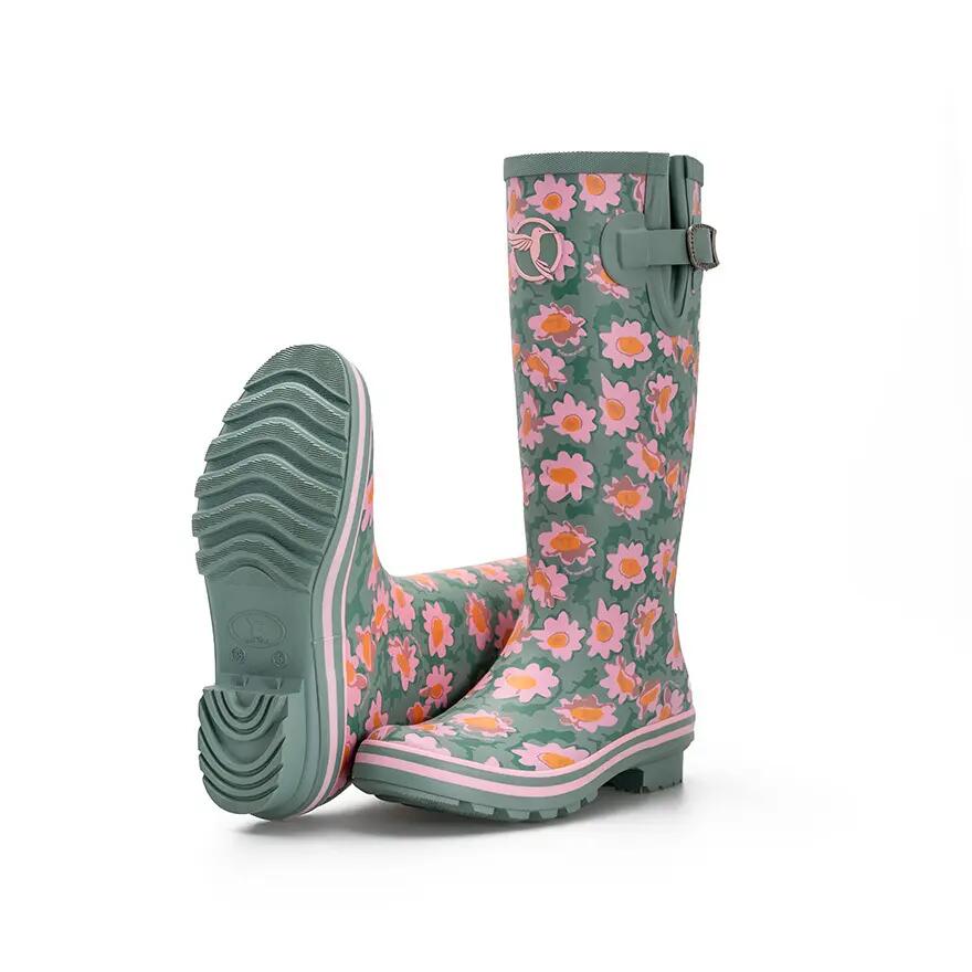 Regenlaarzen voor dames Rouchette Daisies 3/5