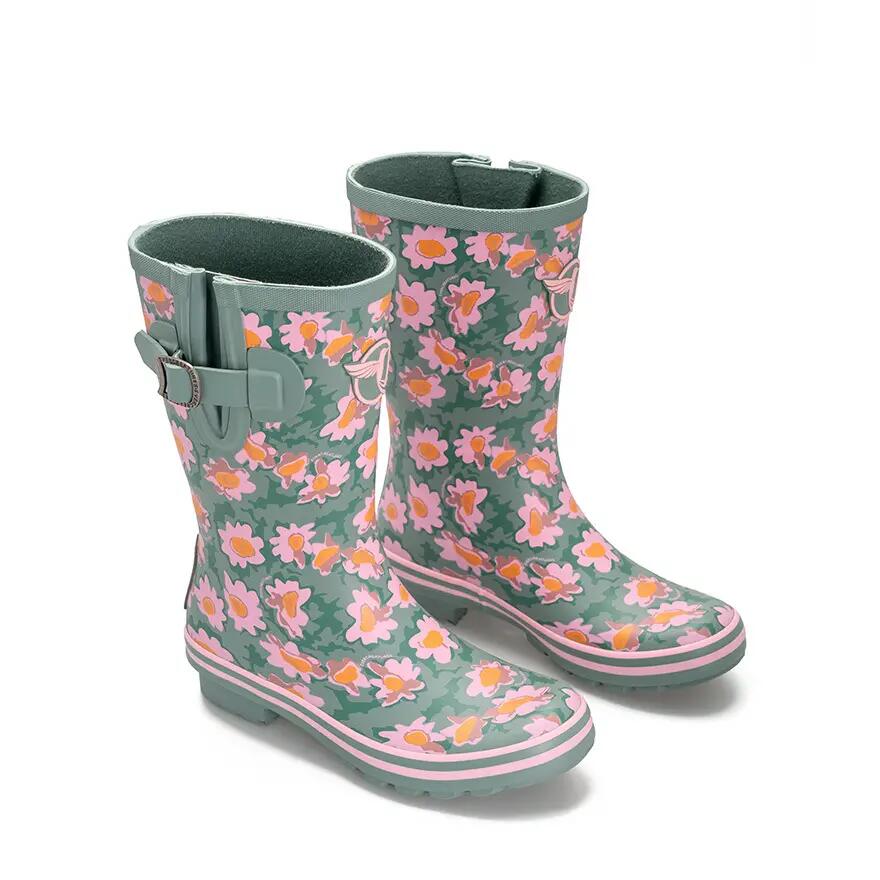 Demi-bottes de pluie femme Rouchette Daisies 3/5